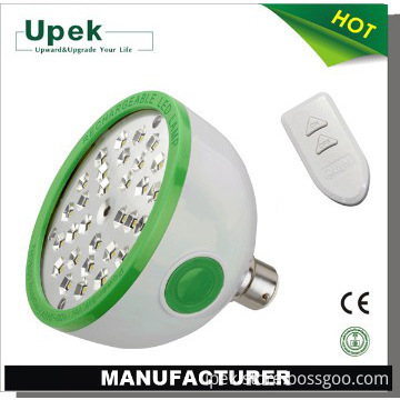 Rechargeable brightness battery operated led light bulb